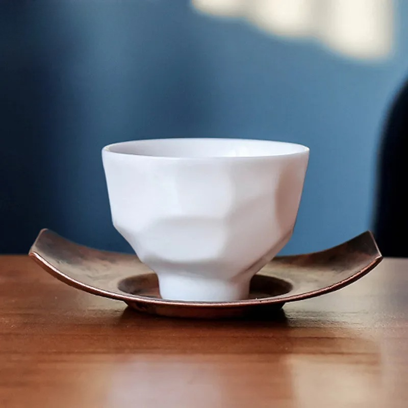 Celadon Ceramic Cup - Weiße Jade Kung-Fu-Tasse Keramik-Meistertasse Teezeremonie Kleine