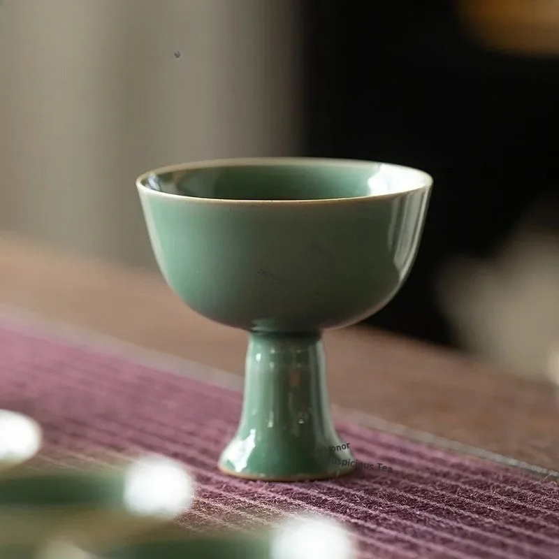 Celadon Ceramic Cup - 2 Stück/Set Yue Kiln Celadon Hochwertige
