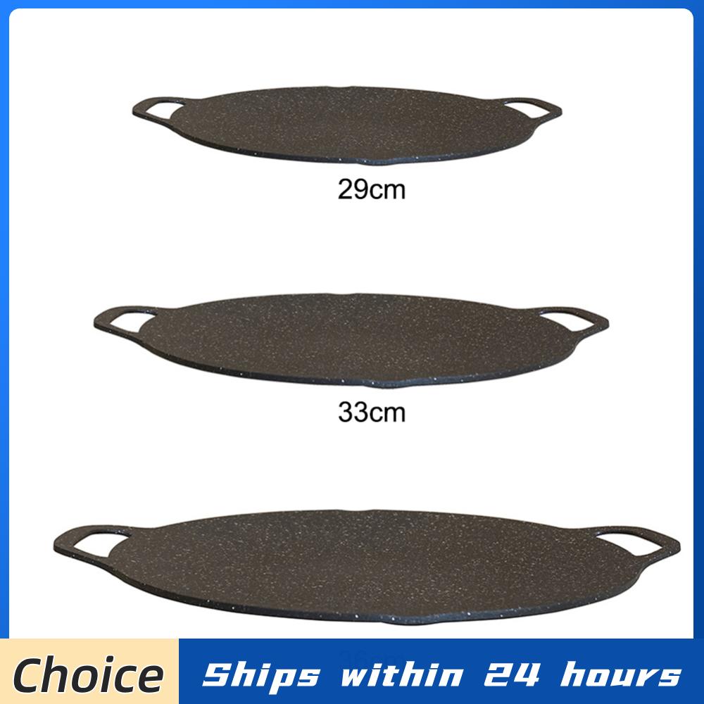 Korean Bbq Grill - Outdoor-Grillpfanne Koreanische Bratpfanne Antihaft-Grillplatte Induktionsherd BBQ-Backblech