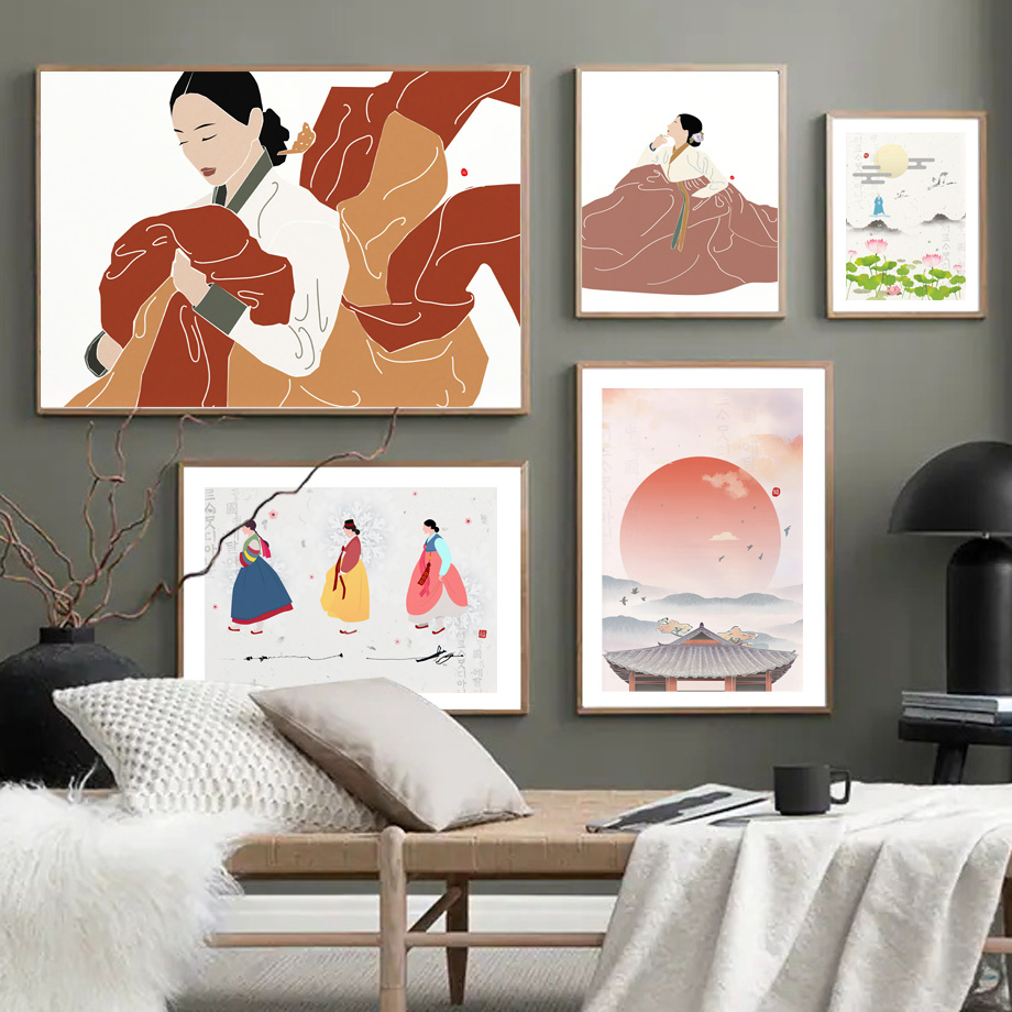 Korean Lifestyle Aesthetic - Koreanischer Stil Boho Hanbok Mädchen Asiatische