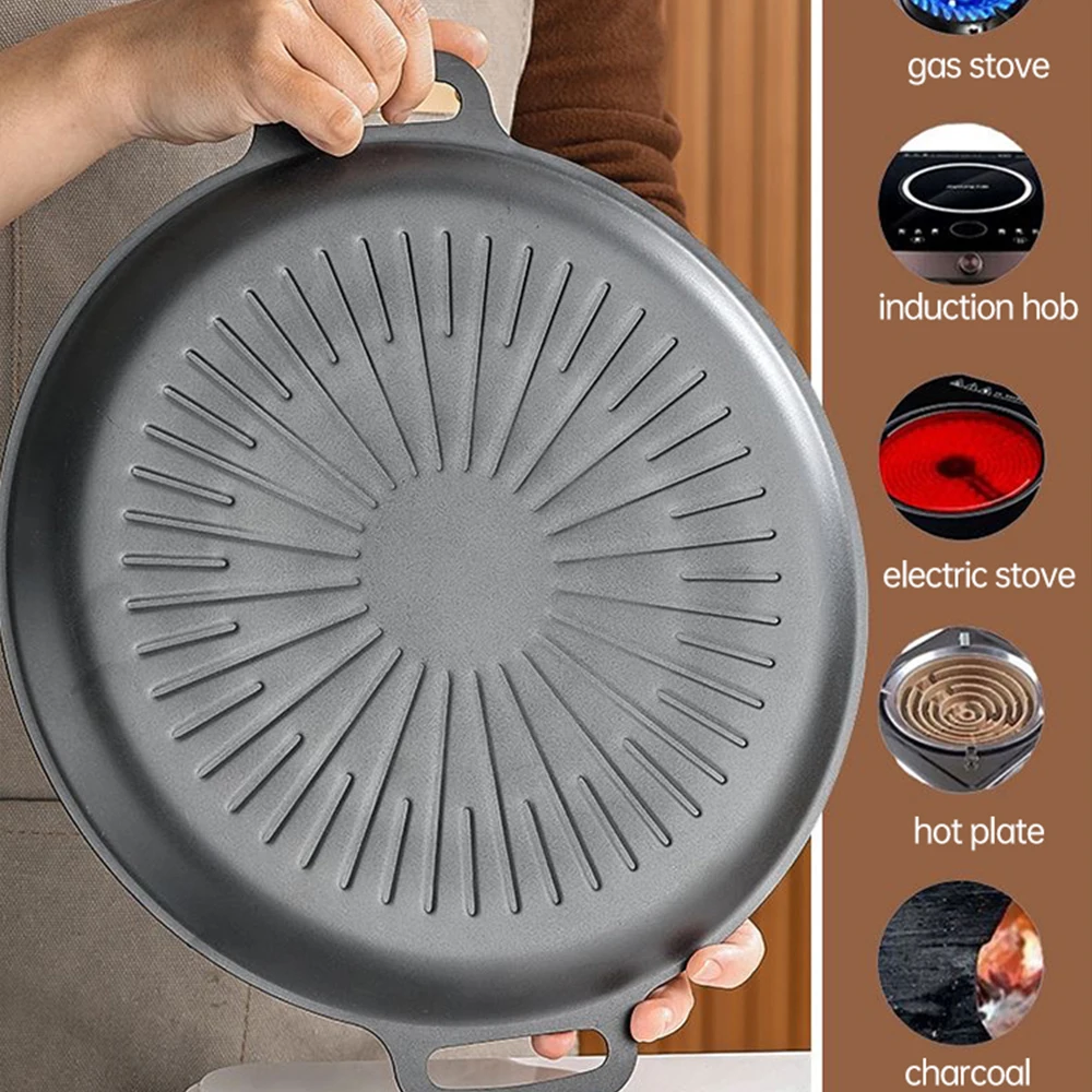 34CM Outdoor BBQ Grillpfanne A – Korean Bbq Grill Bewertung und Preis