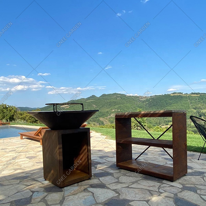 Günstiger Cortenstahl-Grill im – Korean Bbq Grill Bewertung und Preis