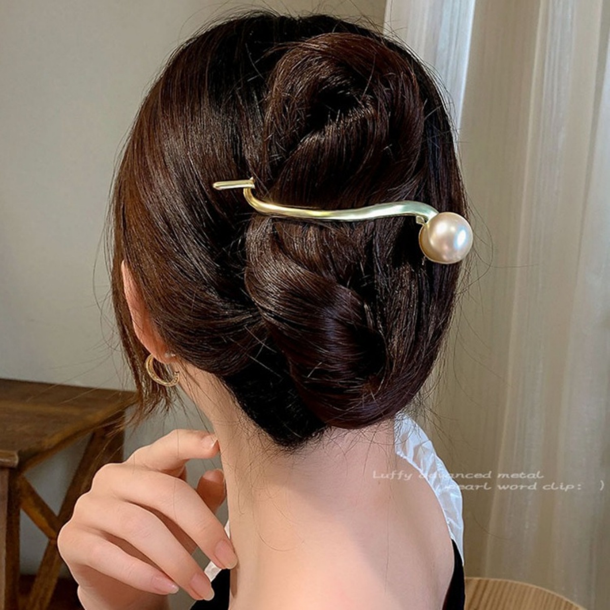 Elegante Glitzer-Perlen-Haarsp – The Korean Lifestyle Bewertung und Preis
