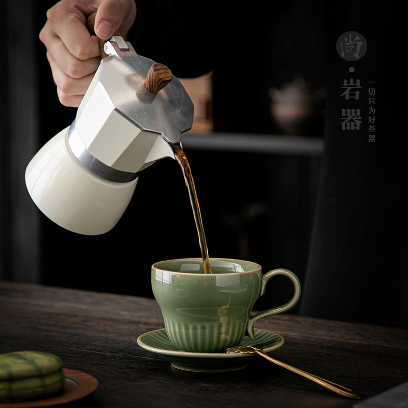 HYS Retro-Kaffeetasse in Celad – Celadon Ceramic Cup Bewertung und Preis
