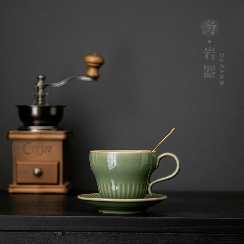 HYS Retro-Kaffeetasse in Celad – Celadon Ceramic Cup Bewertung und Preis