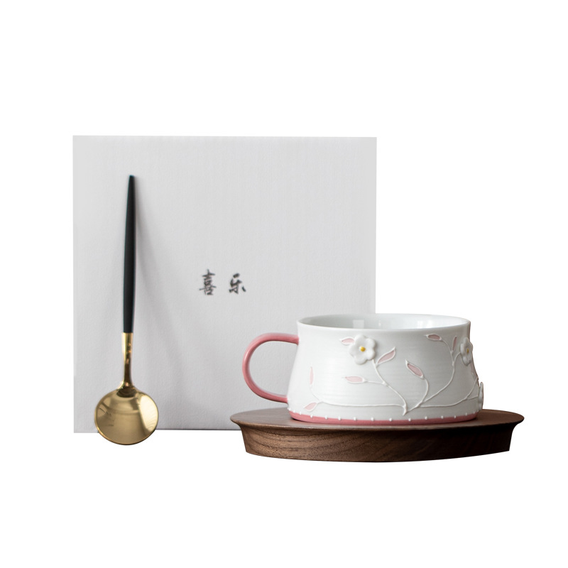 Handbemalte Relief-Kaffeetasse – Celadon Ceramic Cup Bewertung und Preis