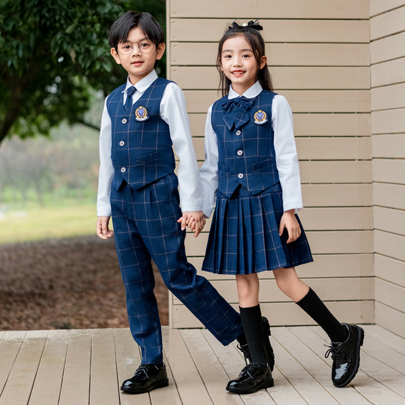 Kinder Britischen Plaid Weste  – Korean Lifestyle Bewertung und Preis