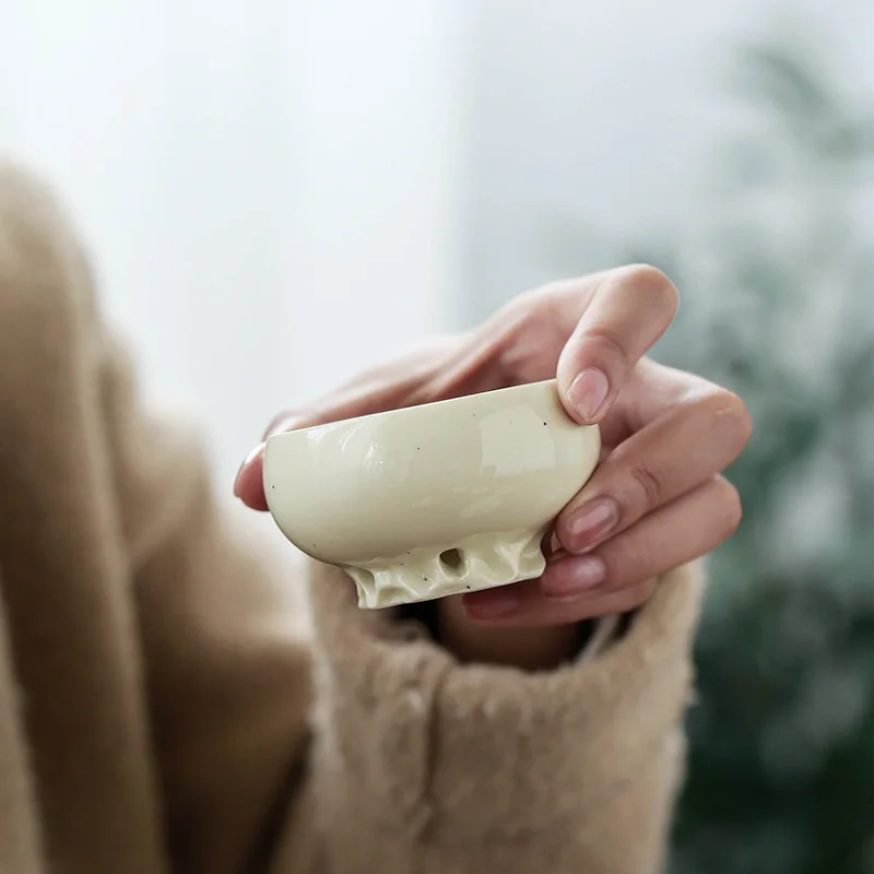 Handgefertigte Retro-Teetasse  – Celadon Ceramic Cup Bewertung und Preis